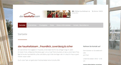 Desktop Screenshot of das-haushaltsteam.de